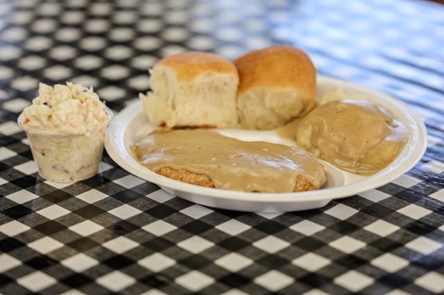 Chicken Fried Steak Dinner.