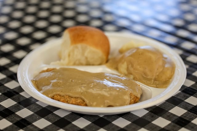 Chicken Fried Steak Snack.